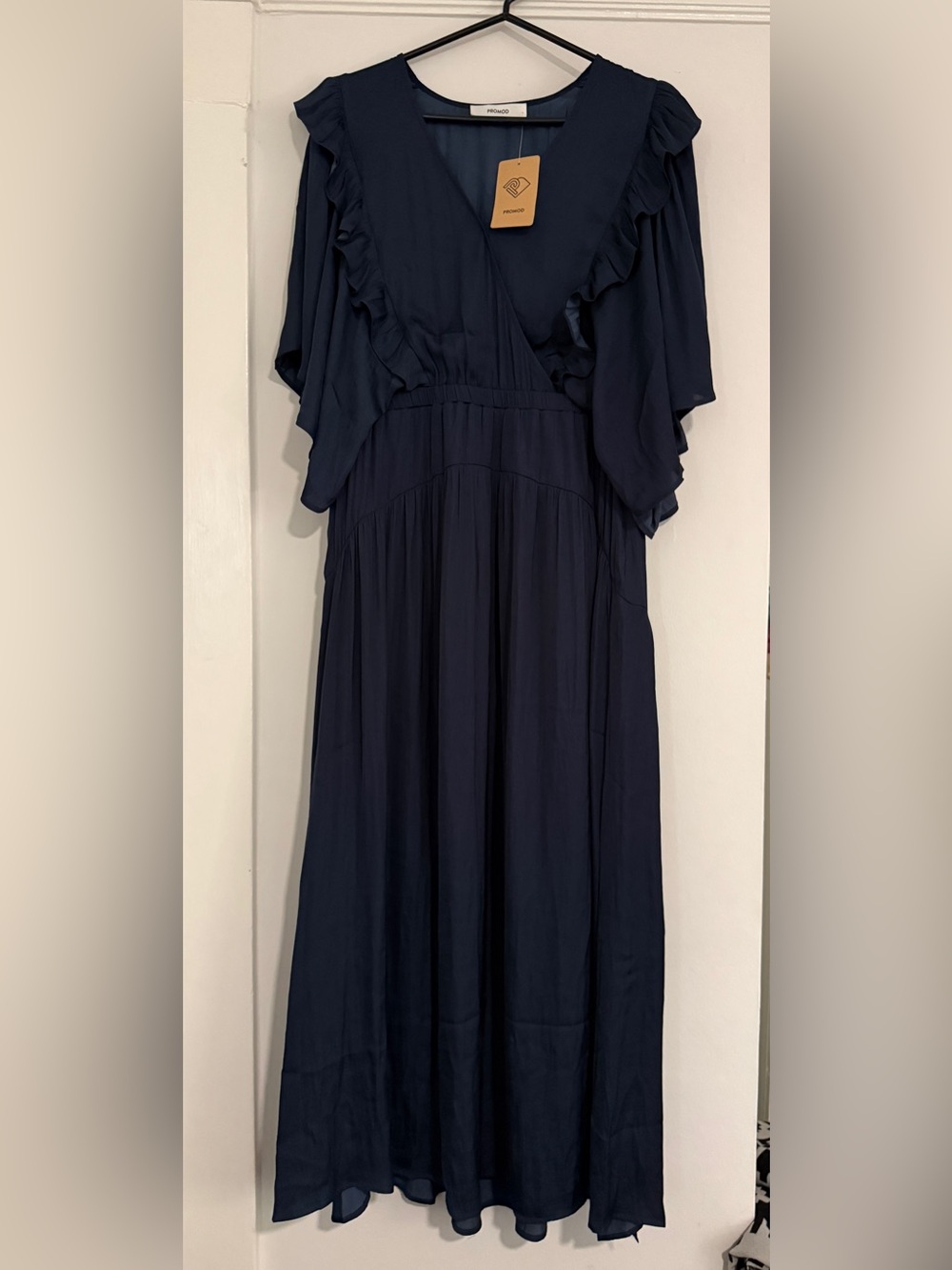 Promod Navy Maxi Dress